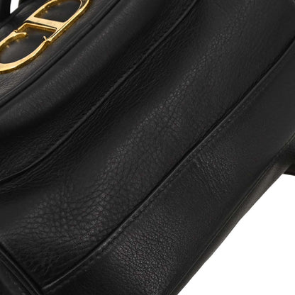 Christian Dior Black Leather Backpack