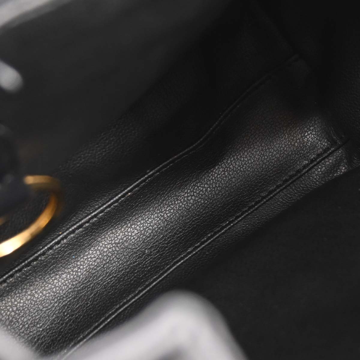 Christian Dior Black Leather Backpack