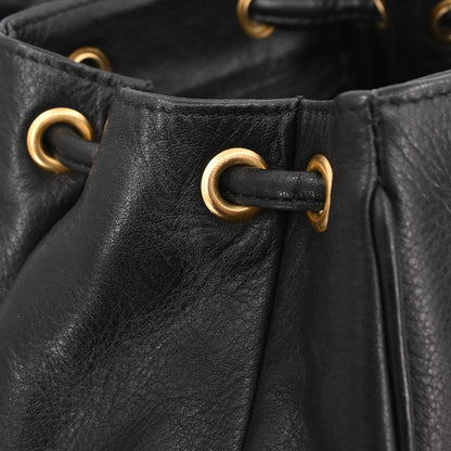 Christian Dior Black Leather Backpack