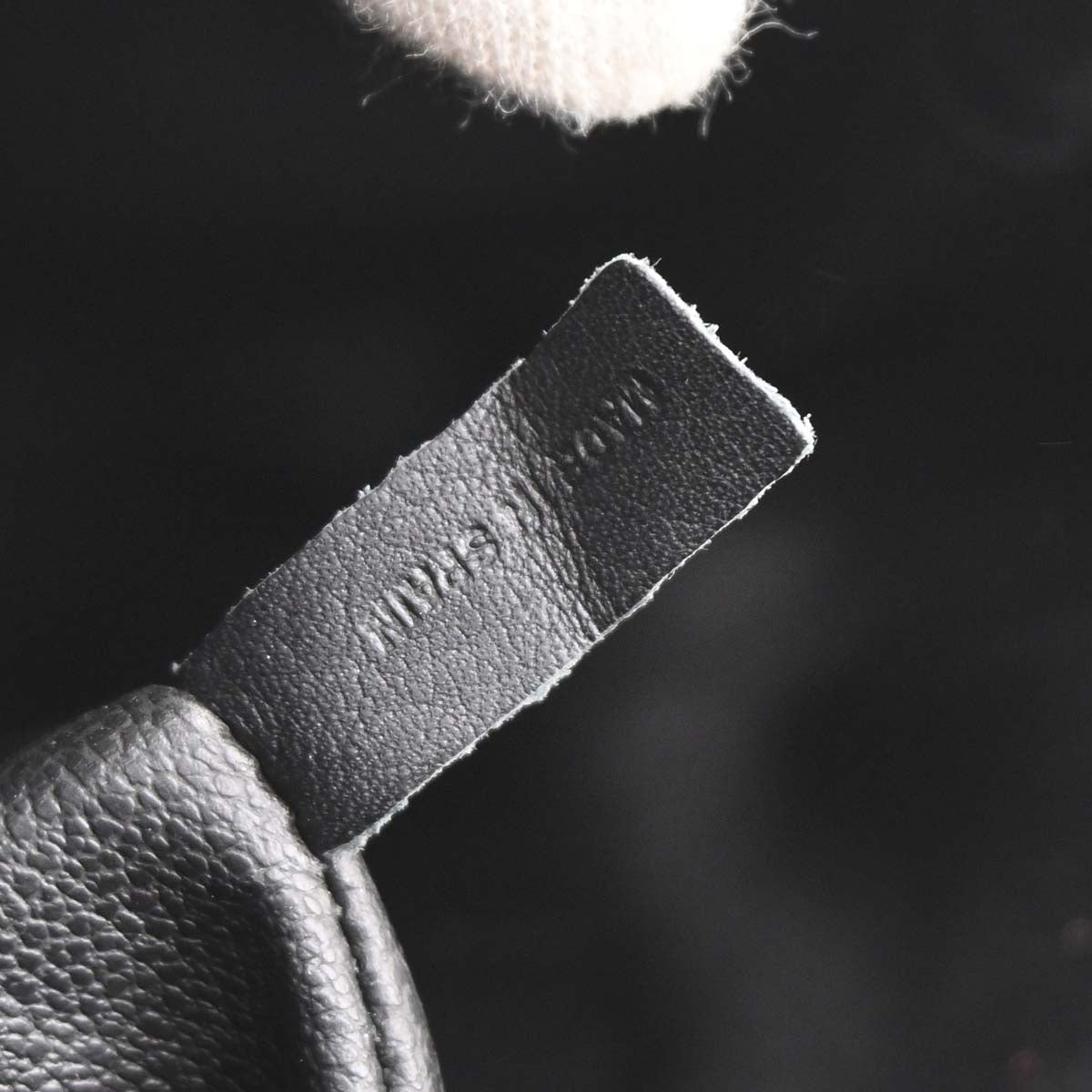 Christian Dior Black Leather Backpack