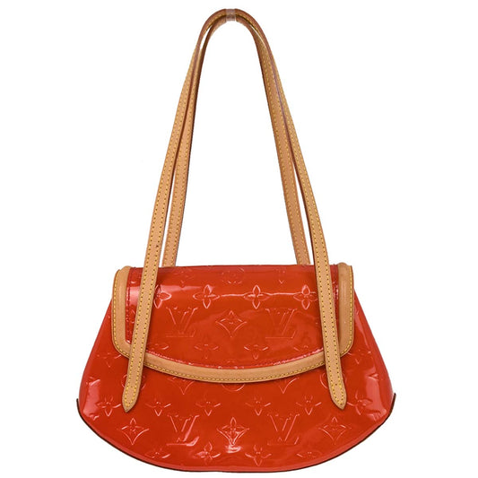 Louis Vuitton Red Monogram Vernis Biscayne Bay PM Handbag M91291