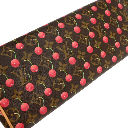 Louis Vuitton * Cherry Lizard Sac Fermoir GM Handbag M95002