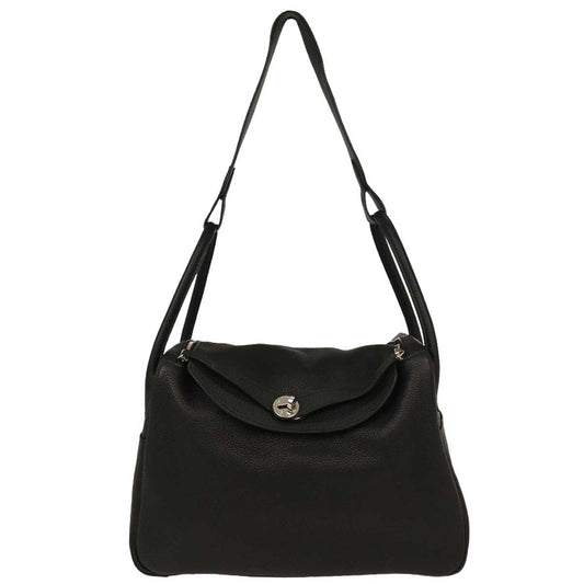 Hermes Black Togo Lindy 34 Shoulder Bag