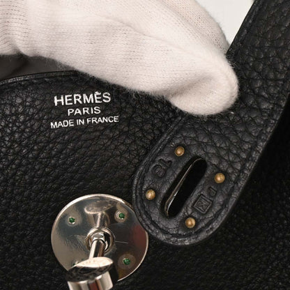 Hermes Black Togo Lindy 34 Shoulder Bag
