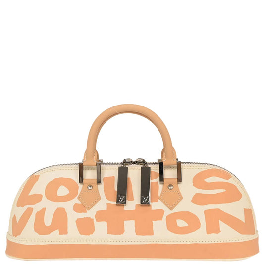 Louis Vuitton Beige Graffiti Alma Horizontal Handbag M92176