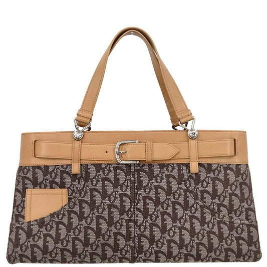 Christian Dior Brown Trotter Tote Handbag