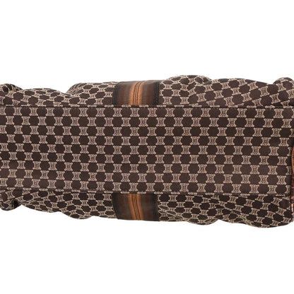 Celine Brown Canvas Macadam Handbag