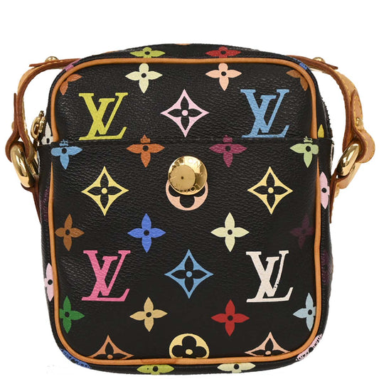 Louis Vuitton Black Monogram Multicolor Rift Shoulder Bag M40056