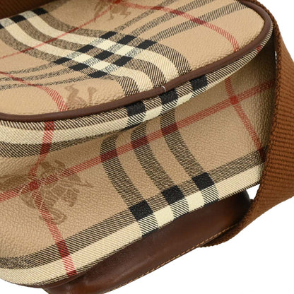 Burberrys Beige House Check Shoulder Bag