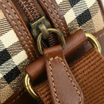 Burberrys Beige House Check Shoulder Bag