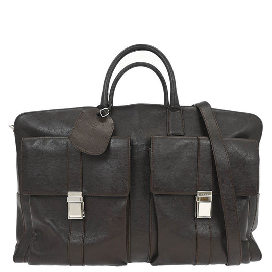 Gucci Brown 2way Shoulder Handbag