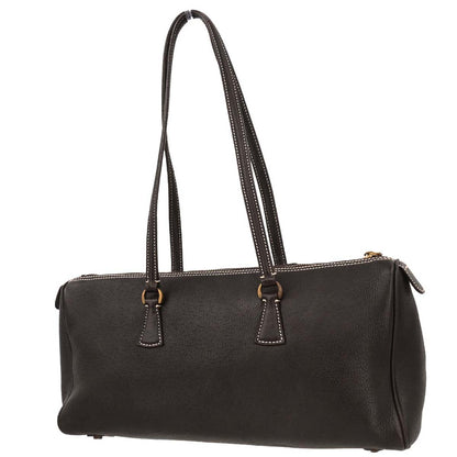 Salvatore Ferragamo Brown Leather Handbag