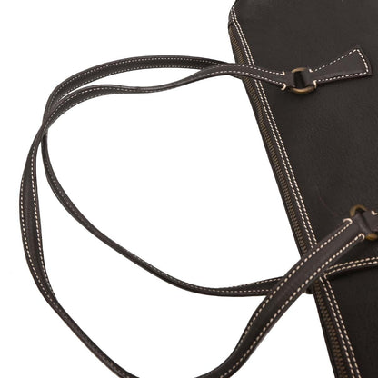 Salvatore Ferragamo Brown Leather Handbag