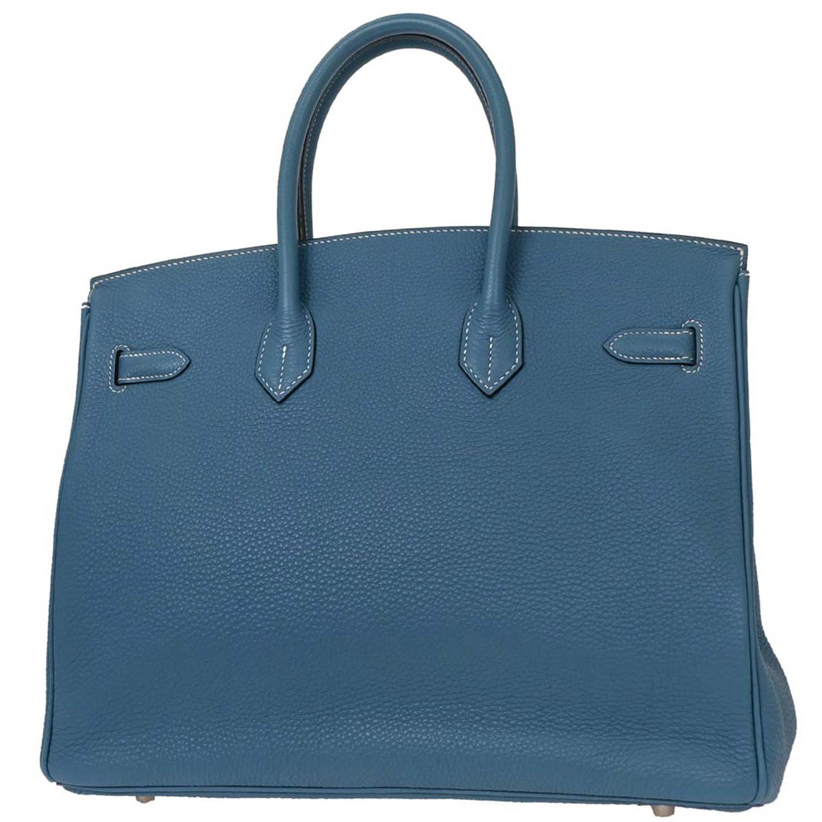 Hermes Blue Jean Togo Birkin 35 Handbag