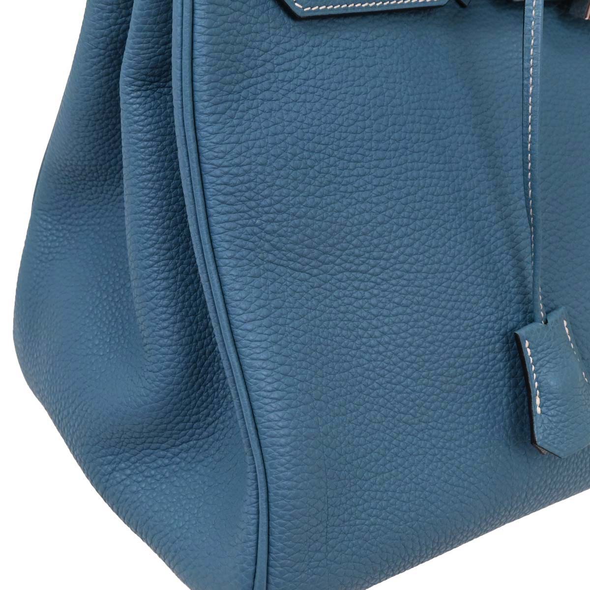 Hermes Blue Jean Togo Birkin 35 Handbag