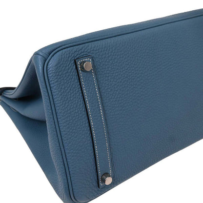 Hermes Blue Jean Togo Birkin 35 Handbag