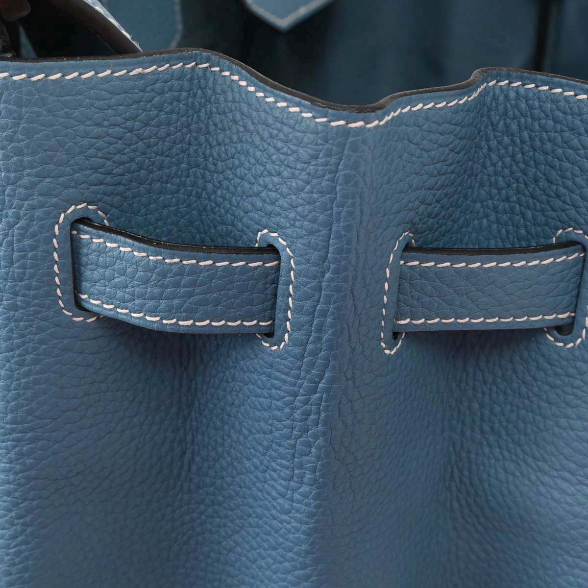 Hermes Blue Jean Togo Birkin 35 Handbag