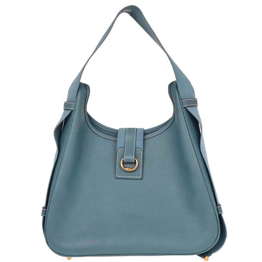 Hermes Blue Jean Epsom Tsako Shoulder Bag