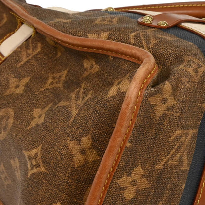 Louis Vuitton Monogram Tisse Sac Rayures GM Tote Handbag M56385