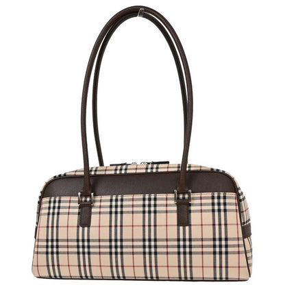 Burberry Beige Brown Burberry Check Handbag