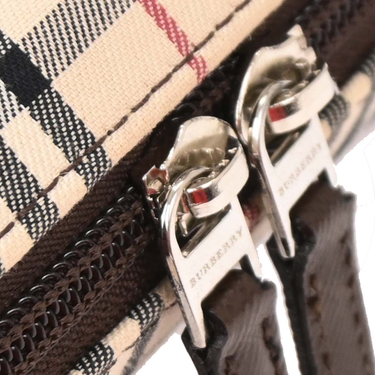 Burberry Beige Brown Burberry Check Handbag