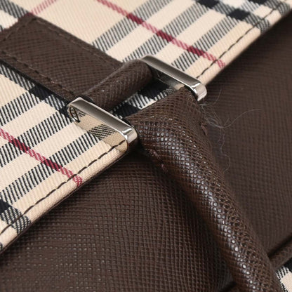 Burberry Beige Brown Burberry Check Handbag