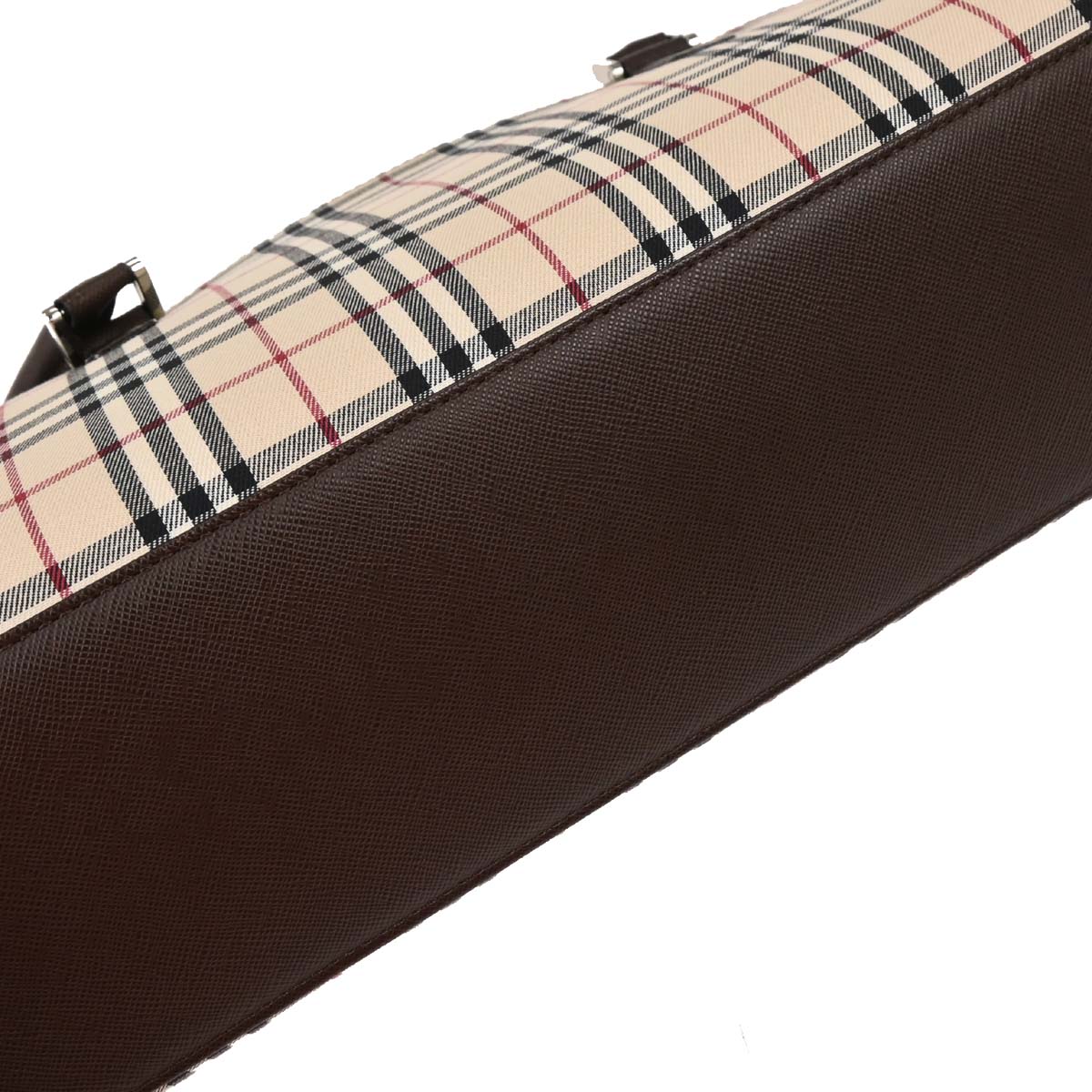 Burberry Beige Brown Burberry Check Handbag