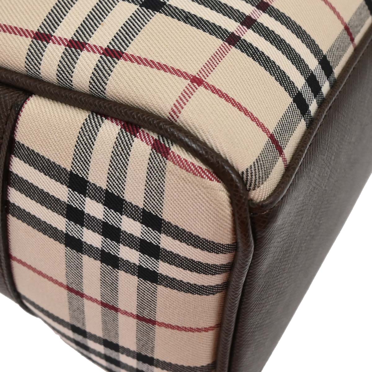 Burberry Beige Brown Burberry Check Handbag