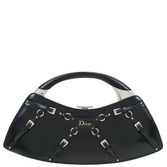 Christian Dior Black Bondage Handbag