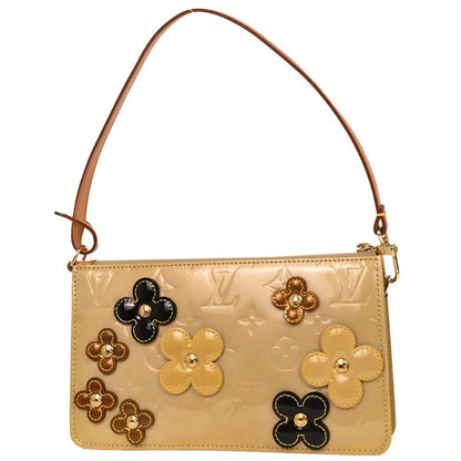 Louis Vuitton Beige Vernis Flower Lexington Handbag M92246