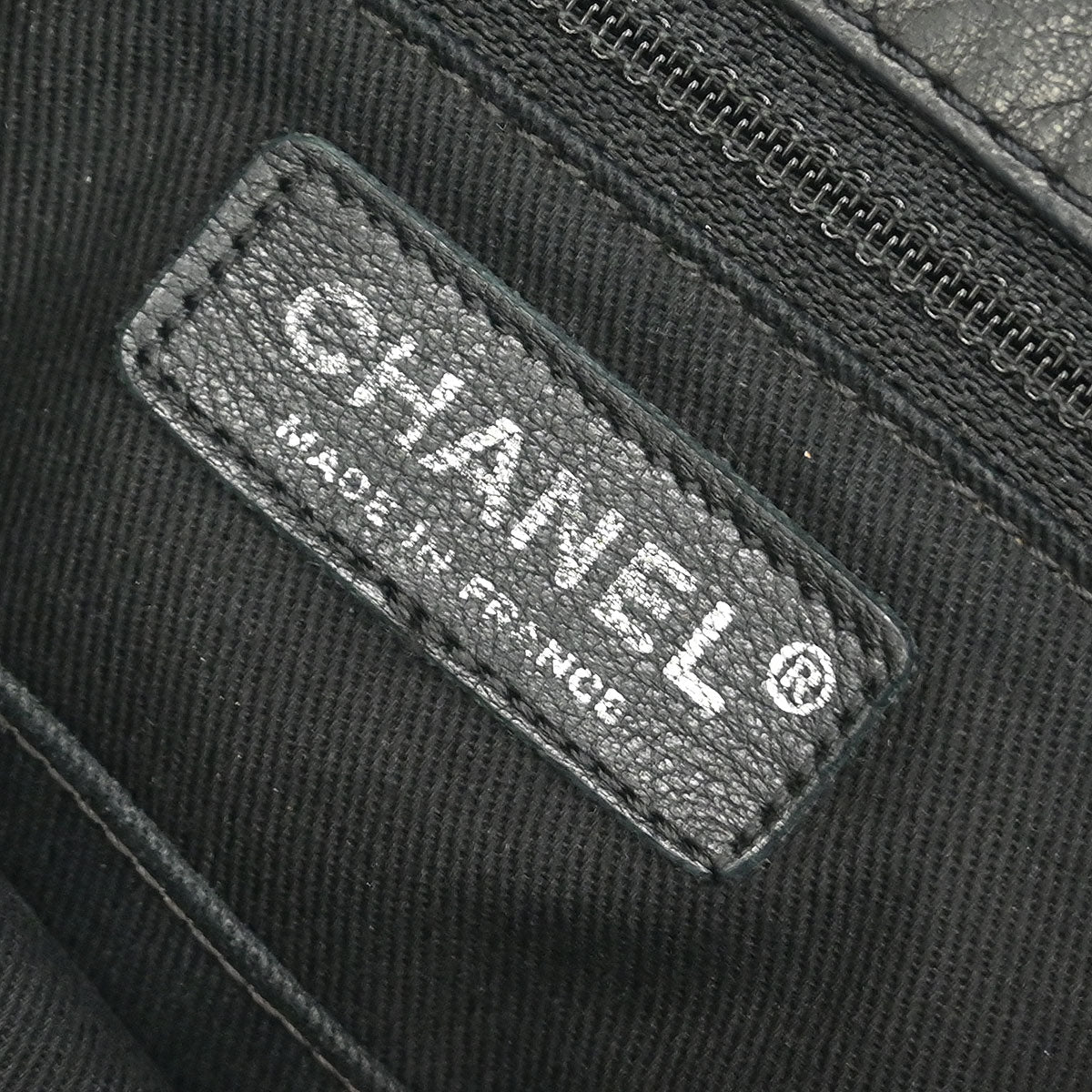 Chanel 2009-2010 Black Calfskin Sharpei Hobo 2way Shoulder Bag