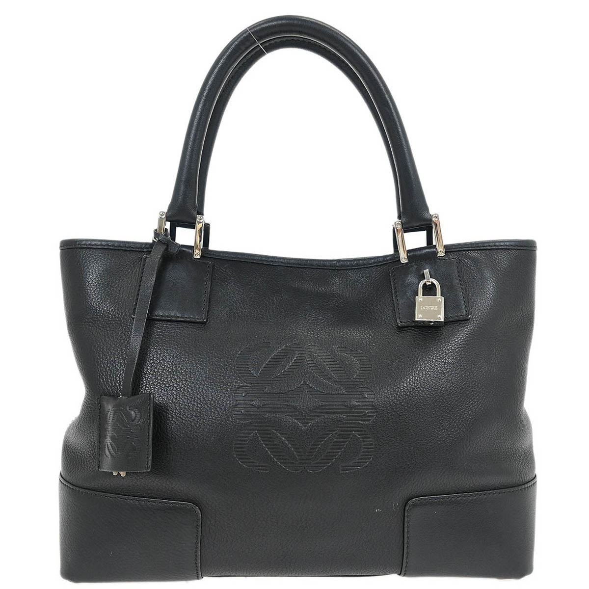 Loewe Black Fusta 30 Tote Bag
