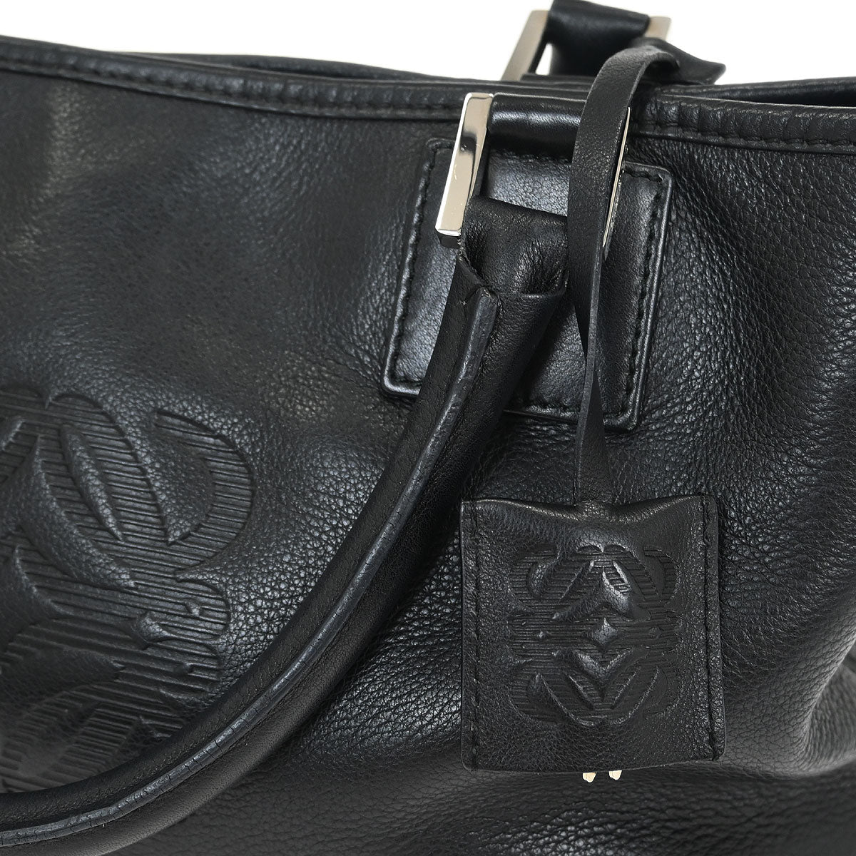 Loewe Black Fusta 30 Tote Bag
