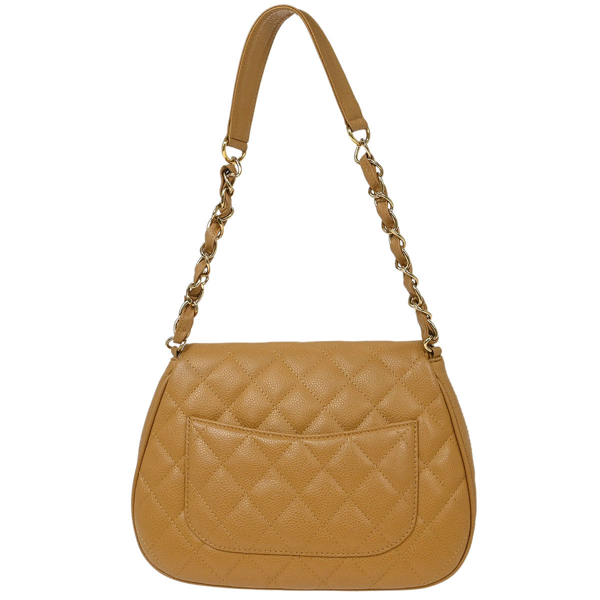 Chanel 2003-2004 Beige Calfskin Handbag
