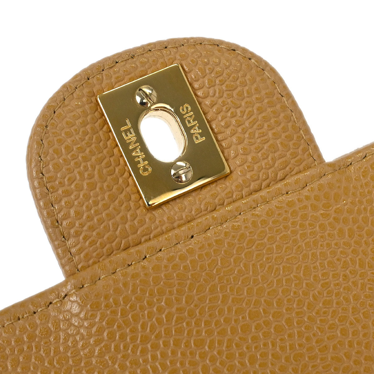 Chanel 2003-2004 Beige Calfskin Handbag