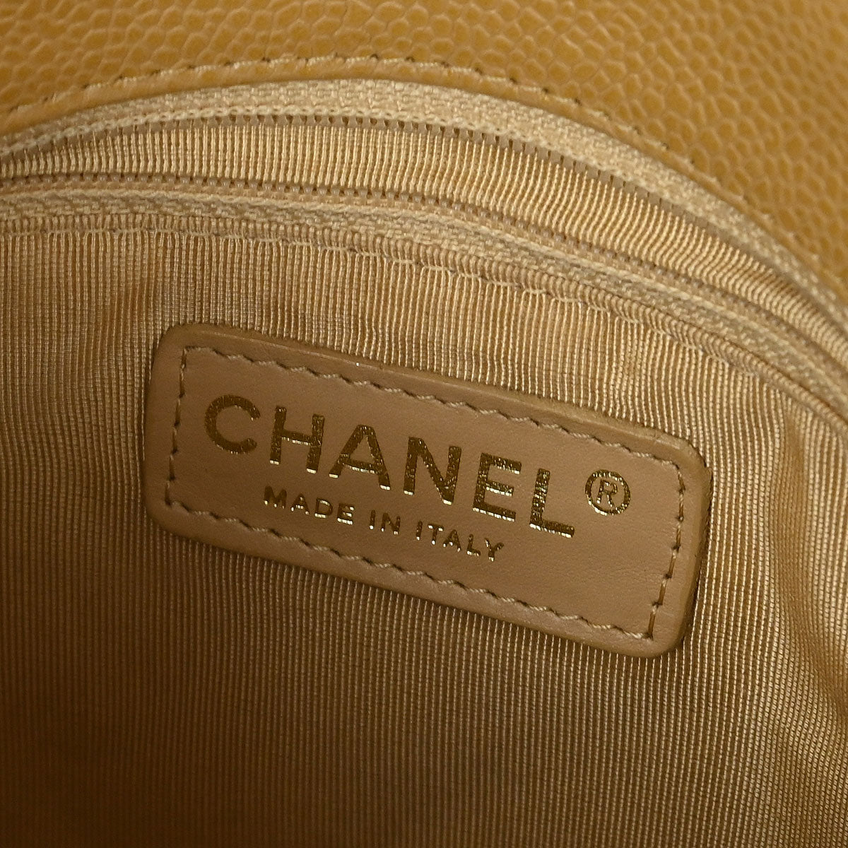 Chanel 2003-2004 Beige Calfskin Handbag