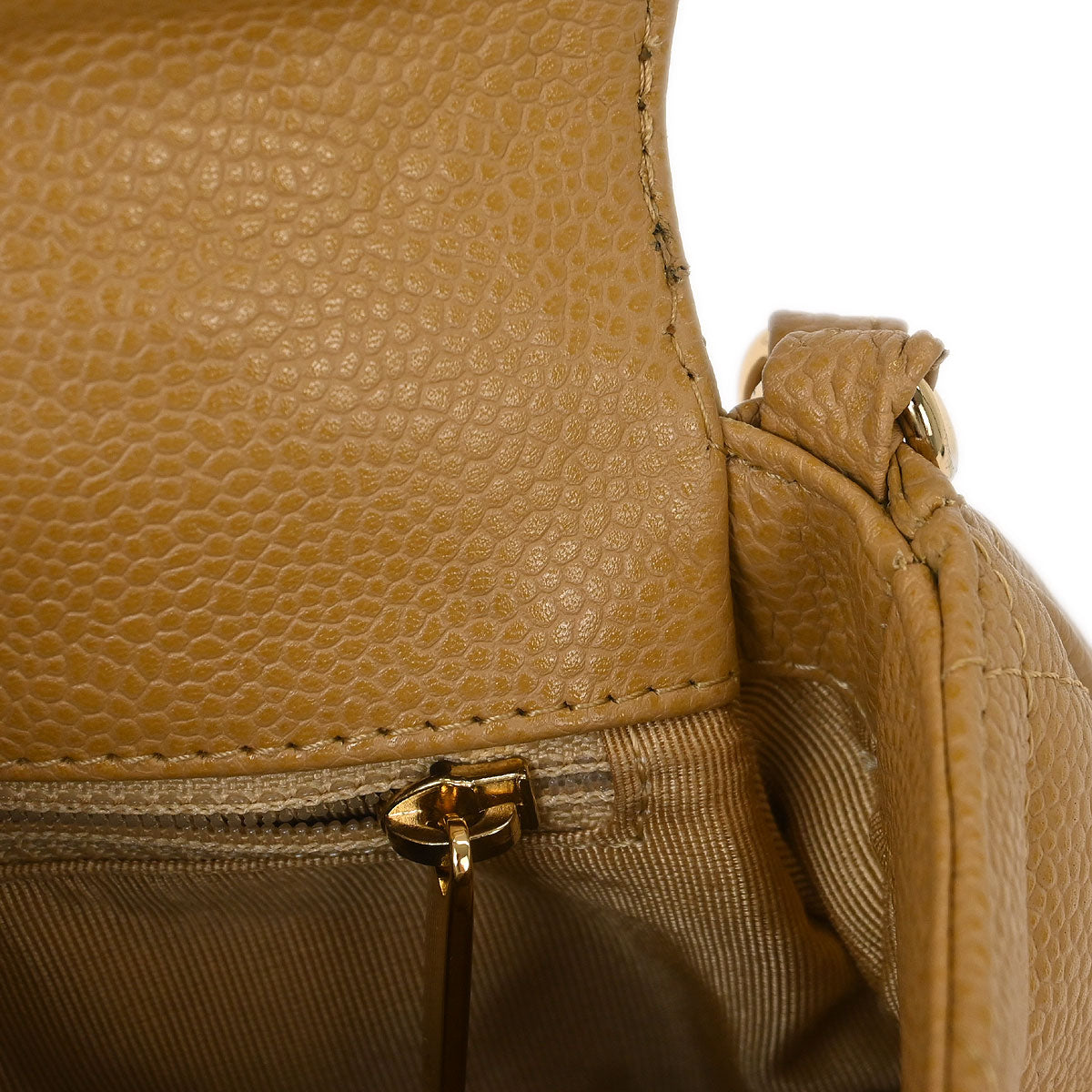 Chanel 2003-2004 Beige Calfskin Handbag