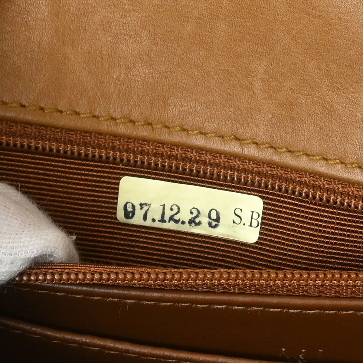 Chanel 1997-1999 Brown Calfskin Medium Single Flap Shoulder Bag