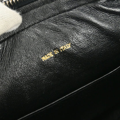 Chanel 1994-1996 Black Caviar Triple CC Camera Bag Small