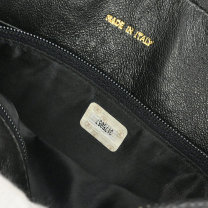 Chanel 1994-1996 Black Caviar Triple CC Camera Bag Small