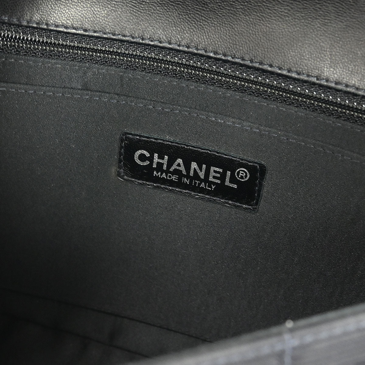 Chanel 2001-2003 Black Jacquard Nylon Travel Line Medium Classic Single Flap