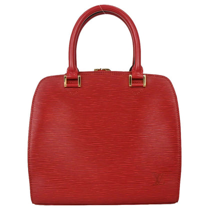Louis Vuitton Red Epi Pont Neuf Handbag M52057