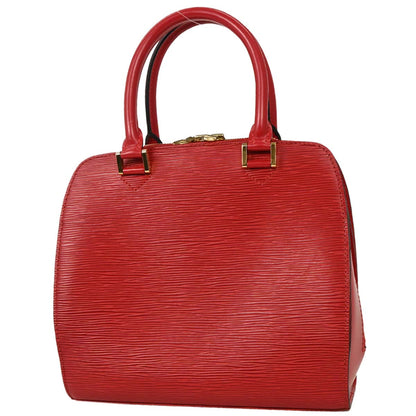 Louis Vuitton Red Epi Pont Neuf Handbag M52057