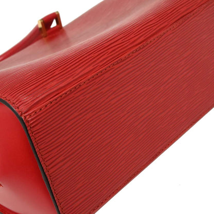Louis Vuitton Red Epi Pont Neuf Handbag M52057