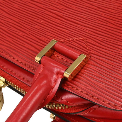 Louis Vuitton Red Epi Pont Neuf Handbag M52057