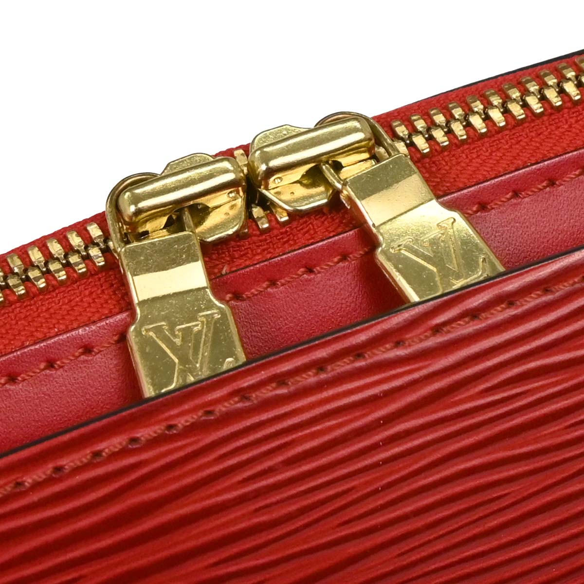 Louis Vuitton Red Epi Pont Neuf Handbag M52057