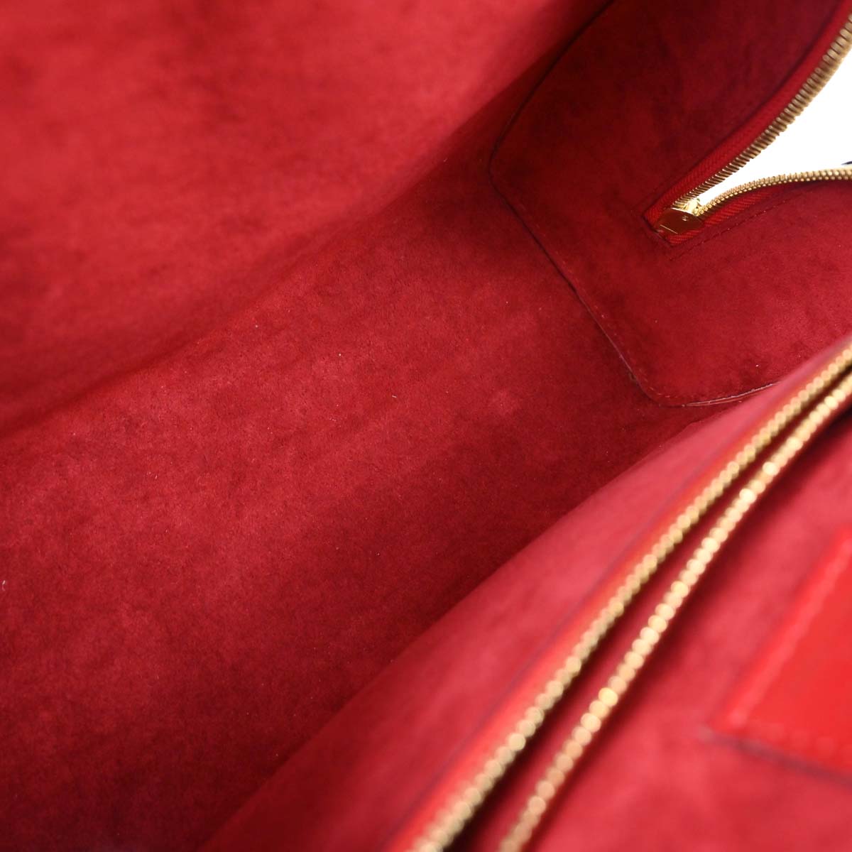 Louis Vuitton Red Epi Pont Neuf Handbag M52057