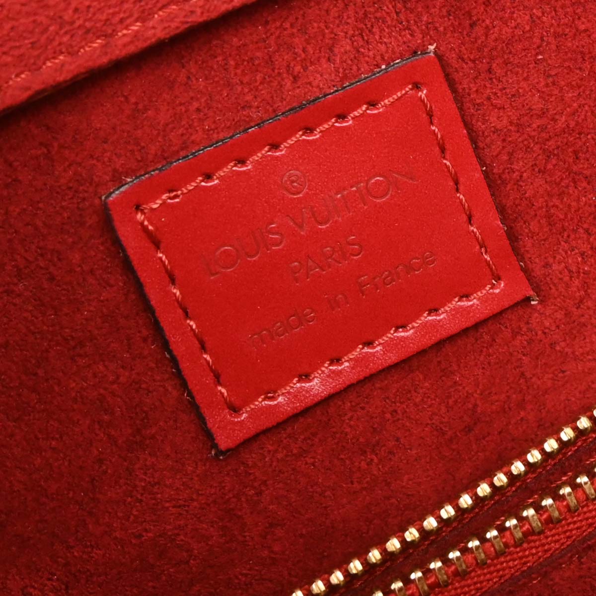 Louis Vuitton Red Epi Pont Neuf Handbag M52057