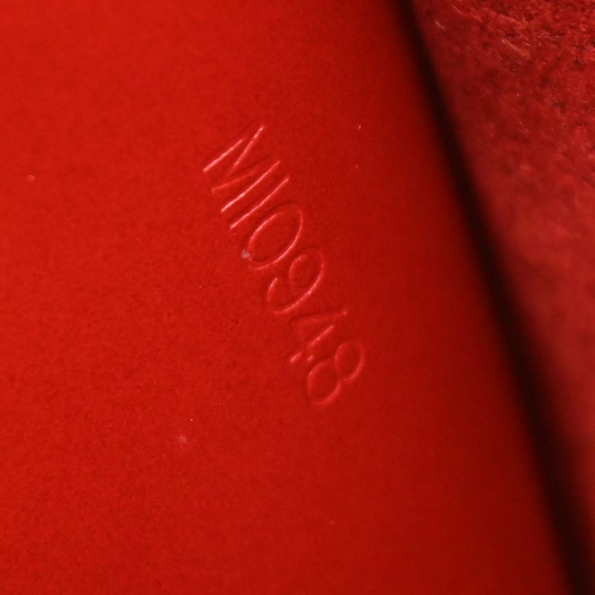 Louis Vuitton Red Epi Pont Neuf Handbag M52057