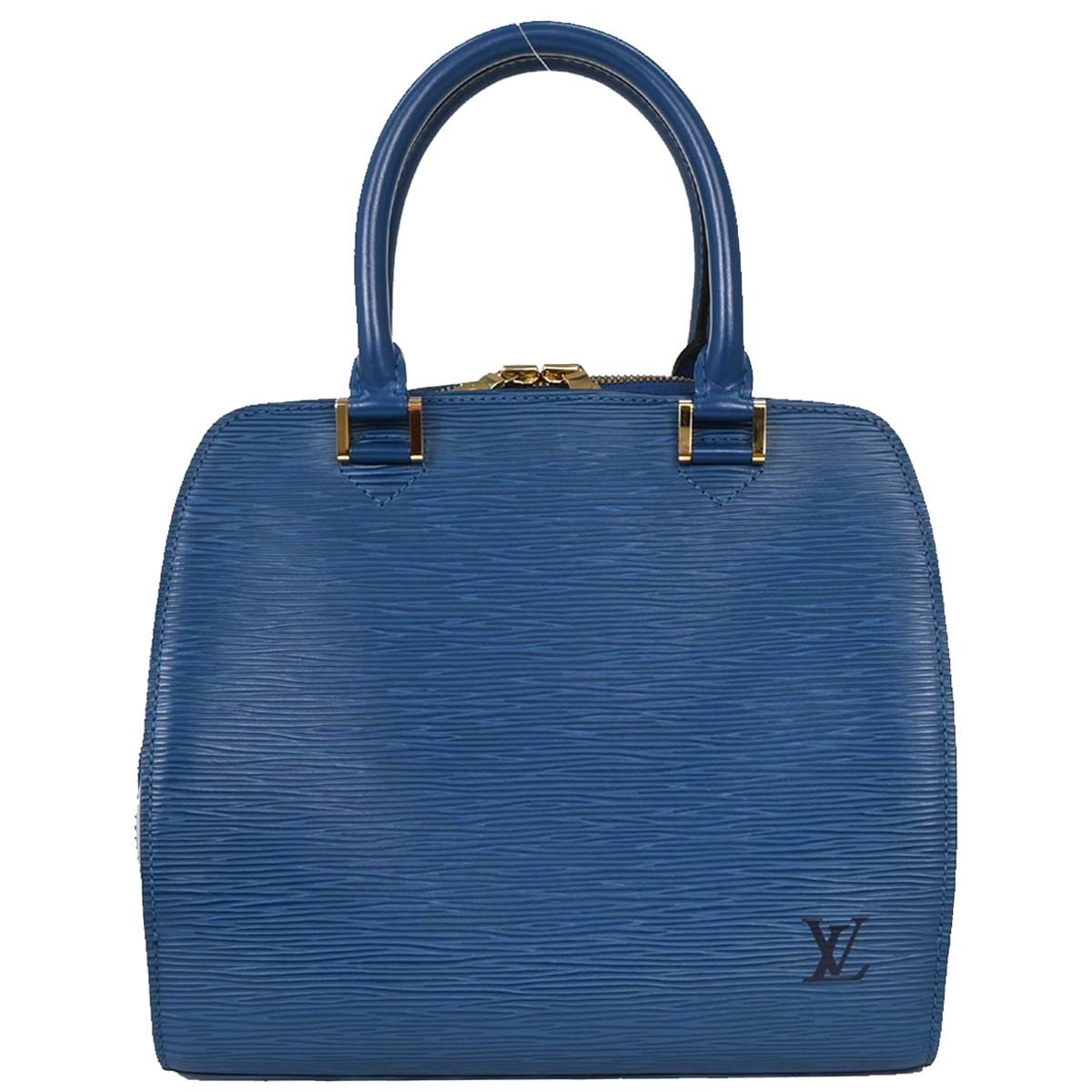 Louis Vuitton Blue Epi Pont Neuf Handbag M52055